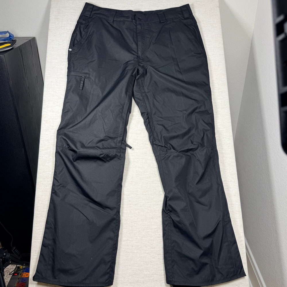 686 Snow Pants Men XL Black Excellent Authentic infiDRY Waterproof Cargo - Picture 2 of 10